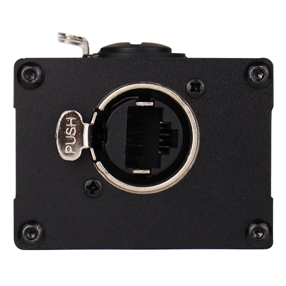 1 Paar 4-K-3-Pin-XLR- oder 6,3-mm-Audio- und Netzwerkkabel-Verlängerung, Netzwerk-Verlängerung; Stecker + Buchse
