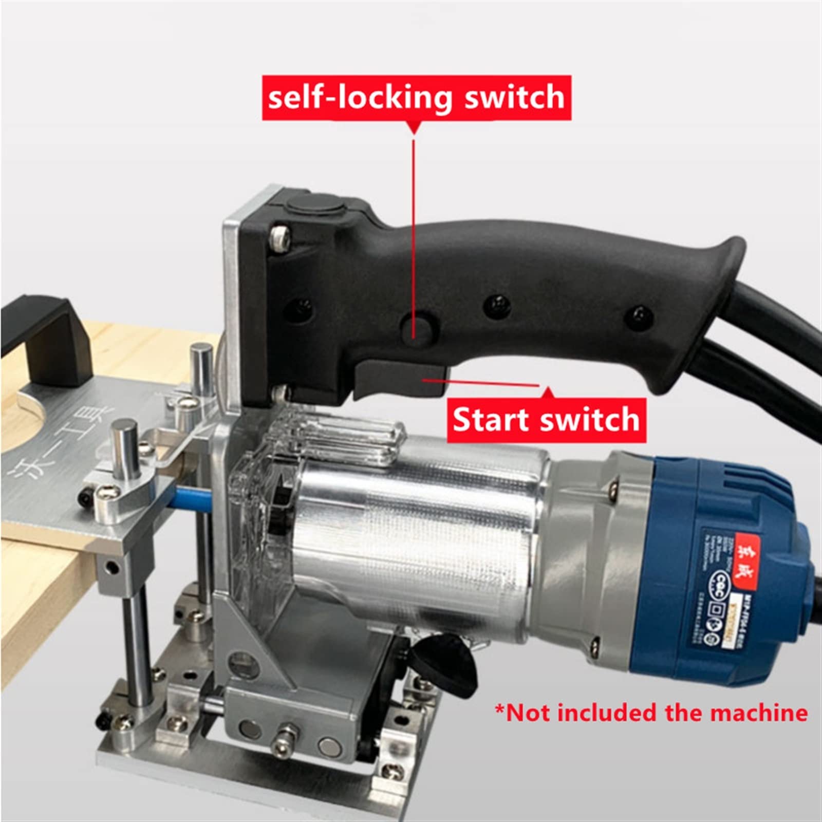 Staffa scanalata 2 in 1 Elementi di fissaggio invisibili Armadio for armadio Pannello Punzone Localizzatore Fresatura Guida for scanalatura for rifilatrice Utensili elettrici manuali