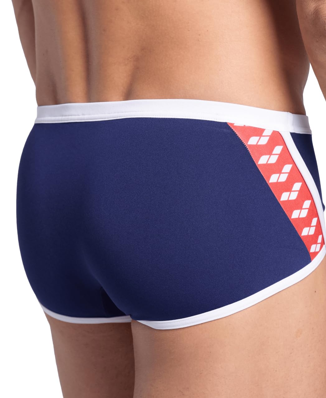 ARENA Costume Trunk Uomo Alto Nuoto Piscina Swim Briefs Icons Swim Low Waist Short Solid Blu Rosso