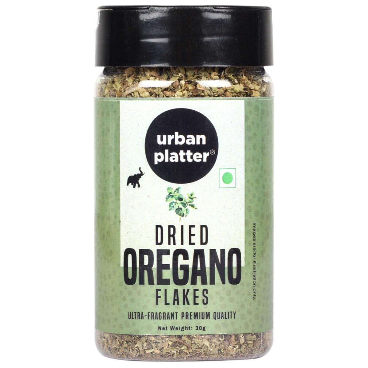 Dried Oregano Flakes Shaker Jar, 30 grams (Highly Aromatic; 3% Oil Content)