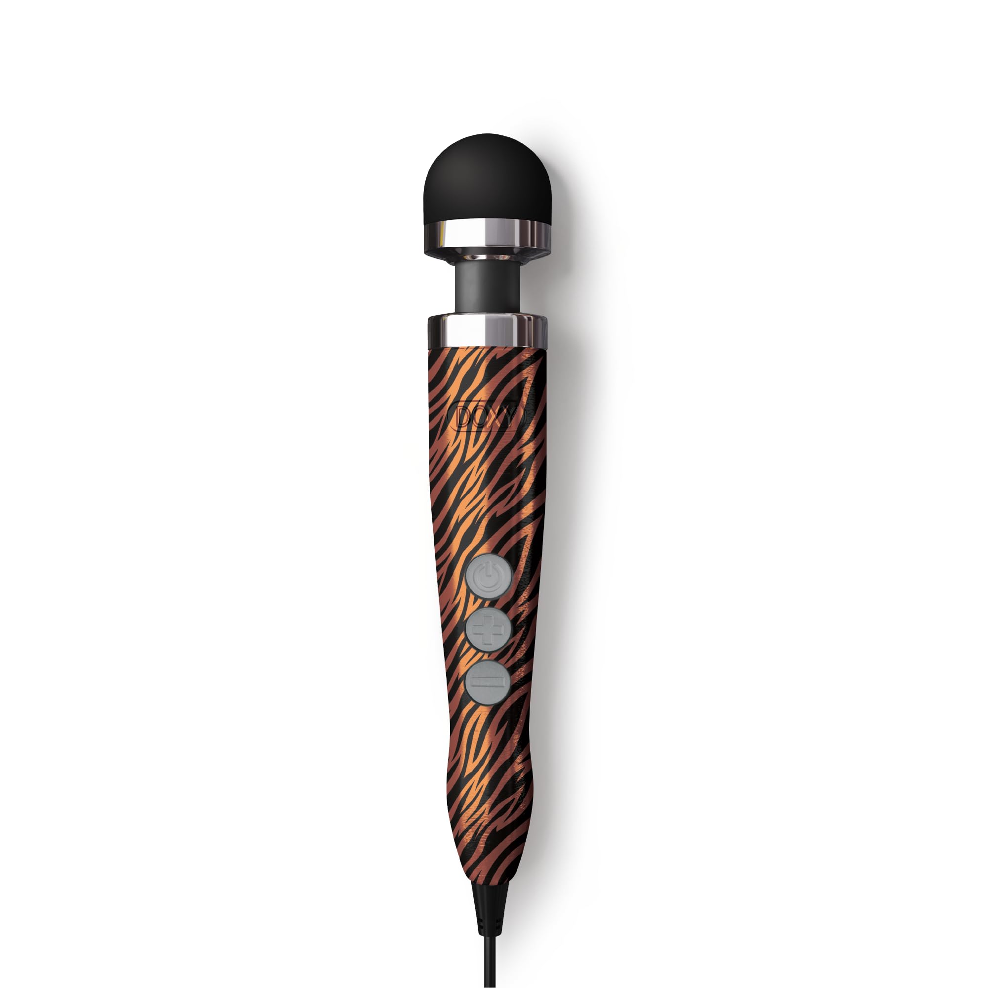 Doxy Vibrator Die Cast 3 Magic Wand Massagery: Potte Masajeador Magic Wand con Vibración de Varita Mágica Para Mujeres - Tiger