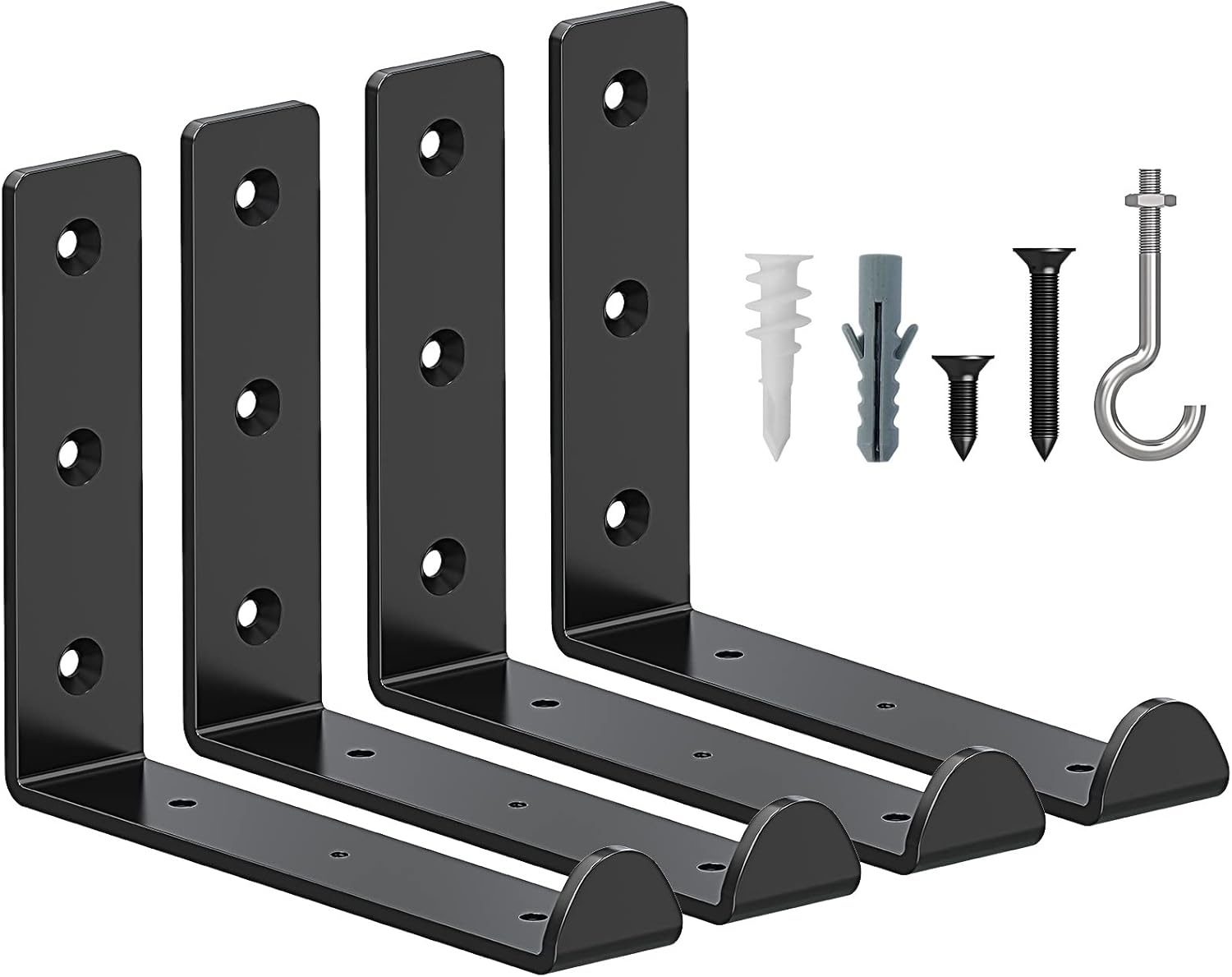 SMATTO Floating Shelf Bracket, Heavy Duty Shelf Bracket 8