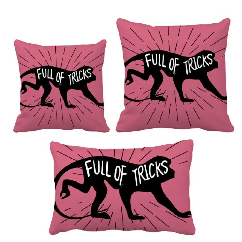 Coussin silhouette noire animaux au design naturel avec insert pour canapé