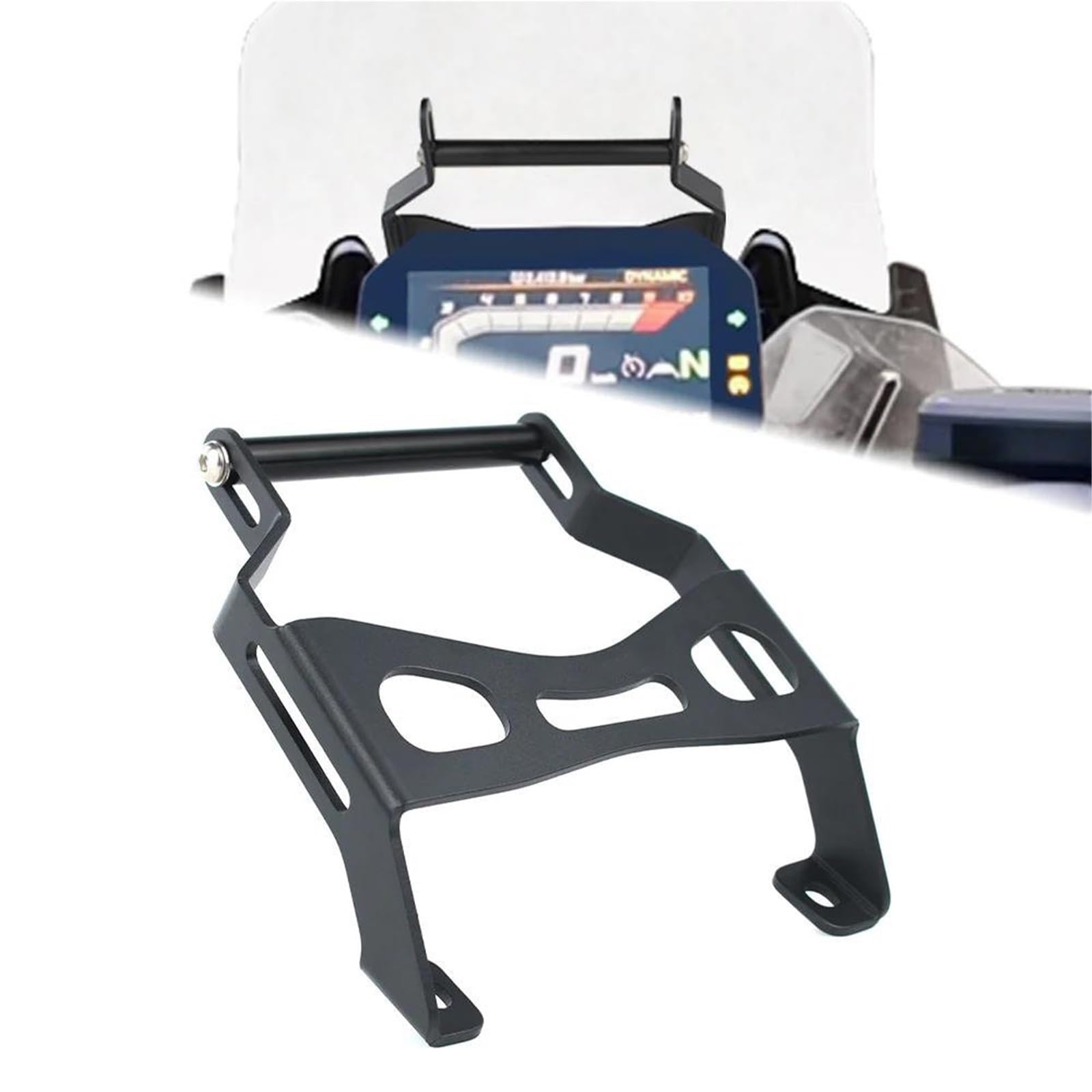 Moto Adattatore di Navigazione Regolabile Manubrio GPS Staffa di Montaggio 12mm per B&MW R1300GS R 1300 GS 2023-2024