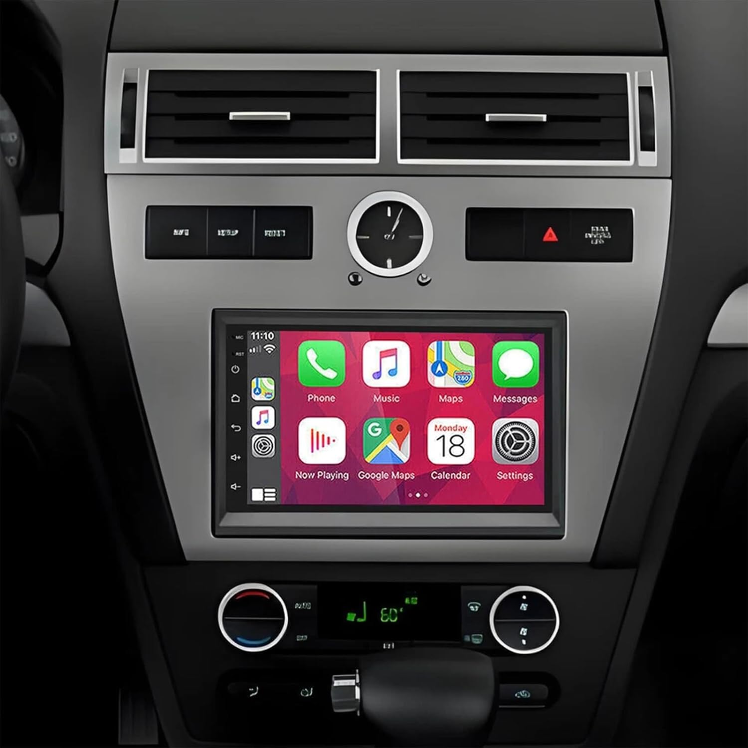 PHEZEN 7 inch Touchscreen Car Stereo Fit for Mercury Milan 2006 2007 2008 2009, Android 13 Double Din Car Radio with Carplay & Android Auto in-Dash Navigation BT Mirror Link WiFi Backup Camera 4+64G