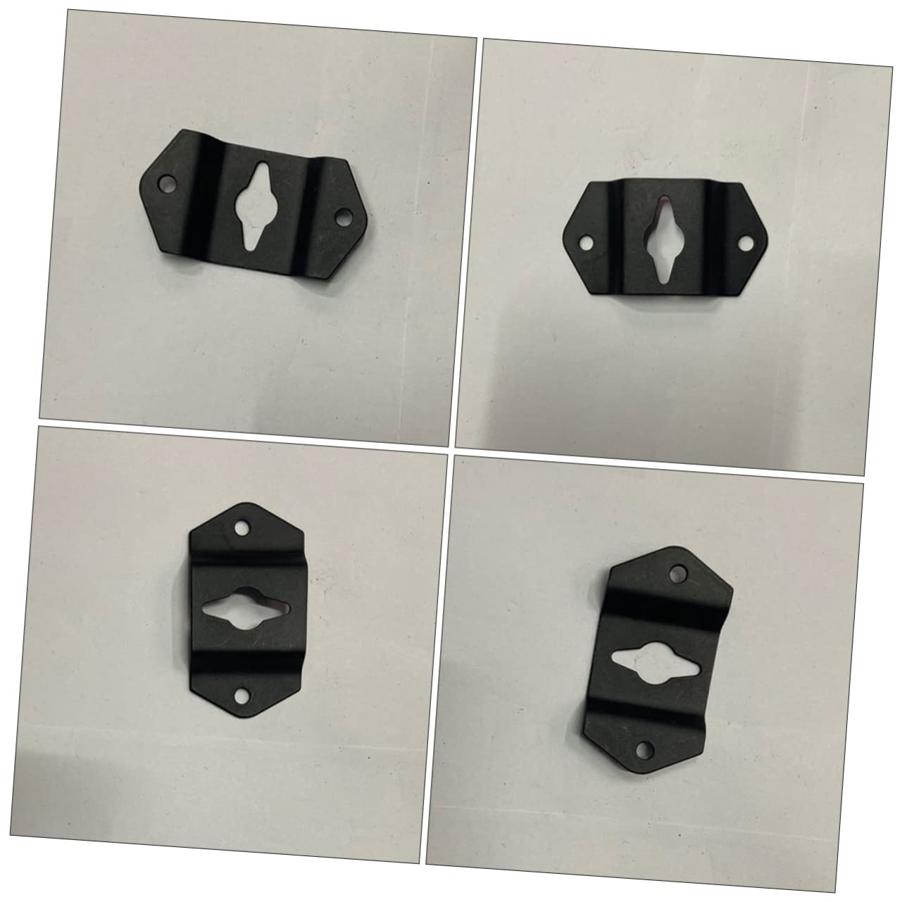 Angoily 60piezas Soporte De Pared Para Altavoces Conectores De Montaje De Hierro Ganchos Para Montaje De Audio y Objetos Decorativos