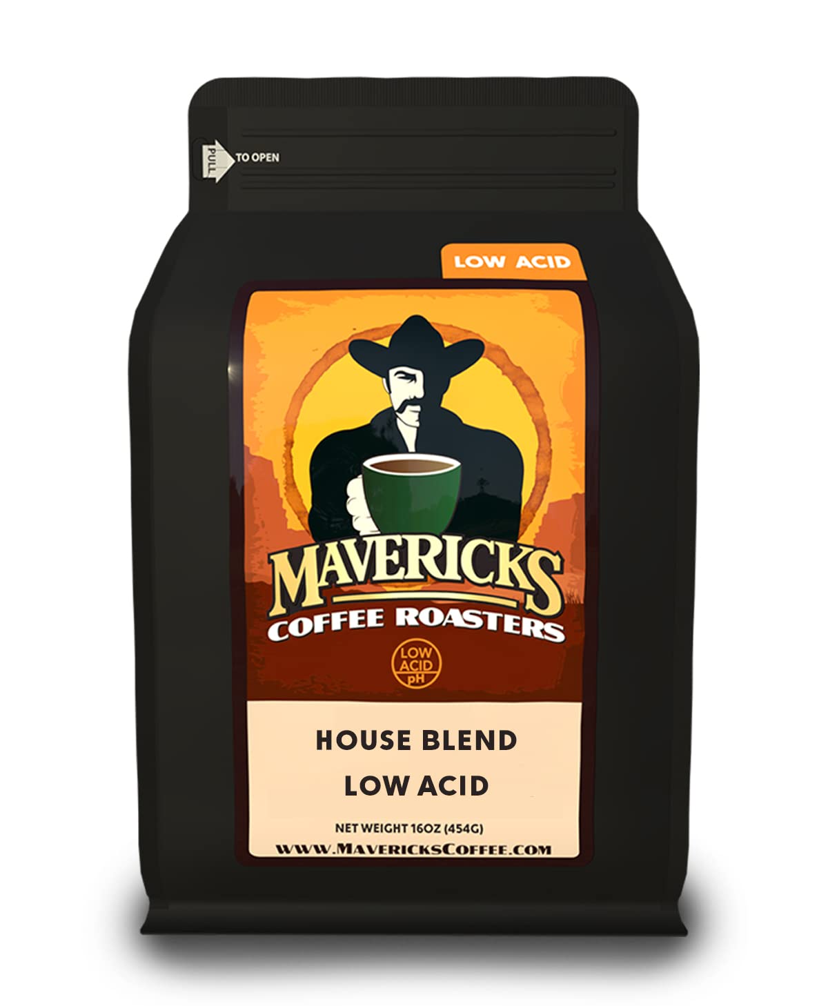 Slow Roasting Low Acid Coffee - Mavericks Coffee