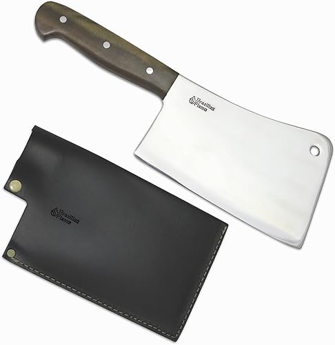Miniatura 5 de Brazilian Flame Camper Trout - Cuchillo de acero inoxidable de 8 pulgadas con mango completo, tamaño mediano
