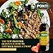 Ponti Organic Glaze with Balsamic Vinegar 8.82oz (250ml) - Italian - Perfect for Meats Pastas Salads - Drizzle Tart Sweet Caramel and Grapes Flavor - Full-Bodied Silky Tannins Appetizing