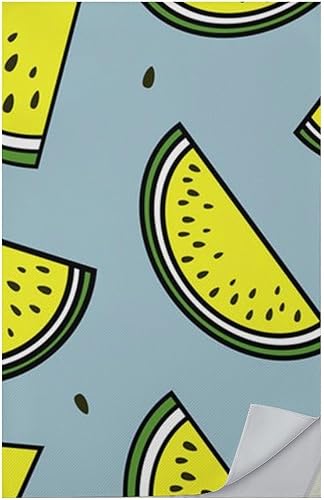 Yellow Watermelon Cute Quick Drying Towels Face Body Soft Washcloths for Bathroom Travel Pool Sports Beach