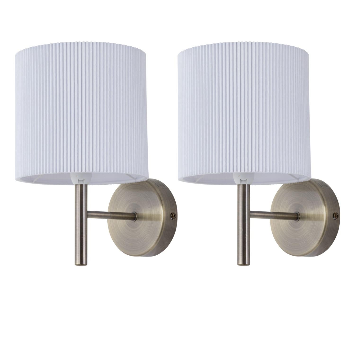 First Choice Lighting Brea Wall Light - Gold - 2 Pack