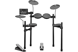 Yamaha DTX402K Customizable Electronic Drum Kit with Silent Kick Pedal