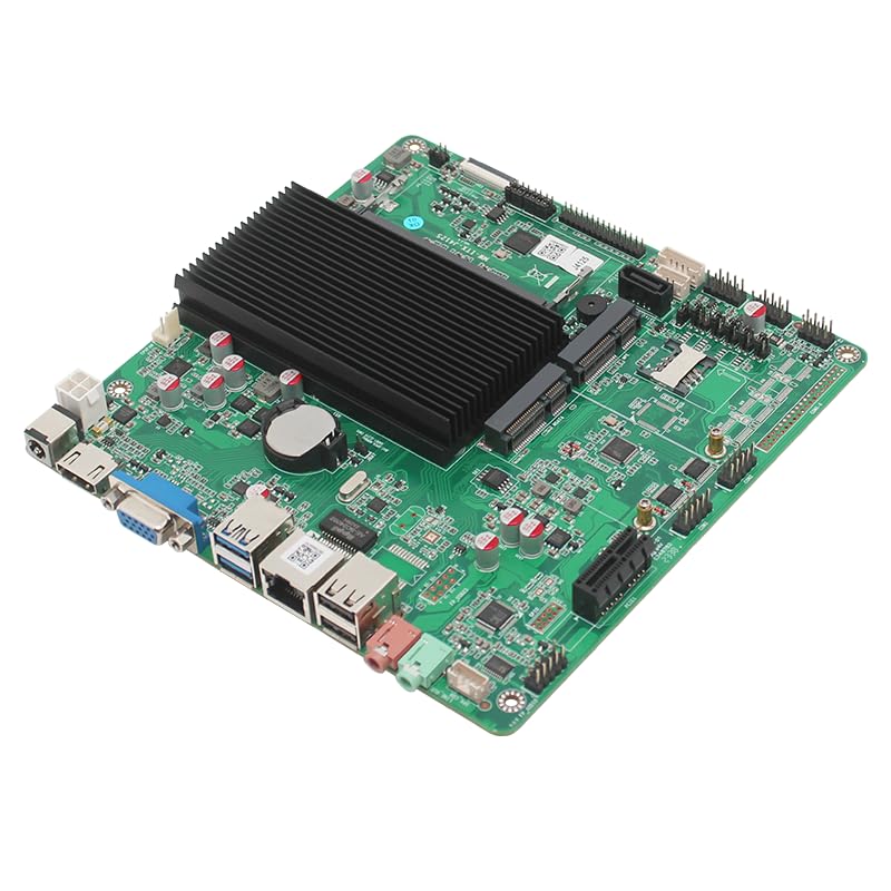 Płyta główna Mini-ITX DDR4 J4125 z SATA3.0, 2 USB3.0, 6 USB2.0, Gigabit NIC, gniazdo MPCIE / Wi-Fi, VGA/LVDS/EDP/HDMI/płyta główna do komputerów stacjonarnych dla zwiększenia wydajności i stabilności
