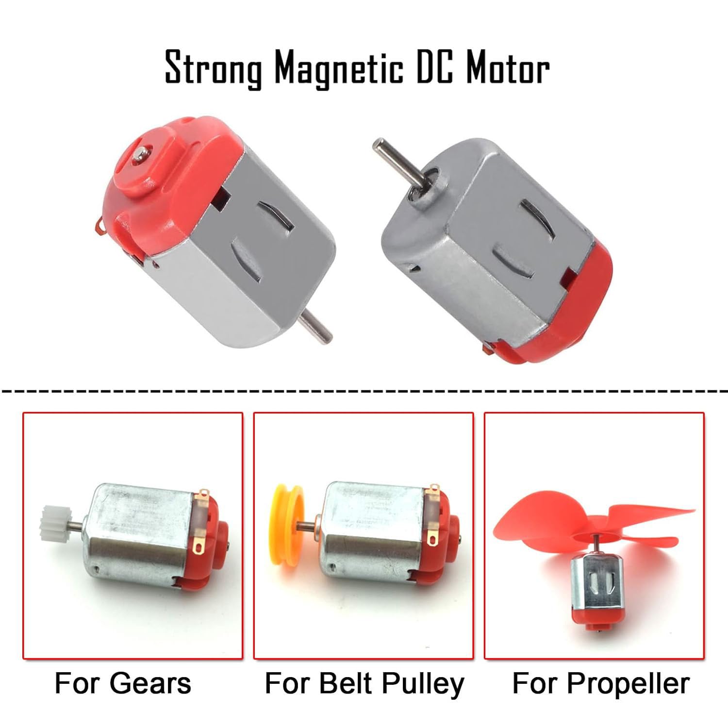 10Pcs mini moteur electrique 130, 1.5-6V, CC 20000 RPM+5Pcs Mini 10Pcs mini moteur electrique 130, 1.5-6V, CC 20000 RPM+5Pcs Mini