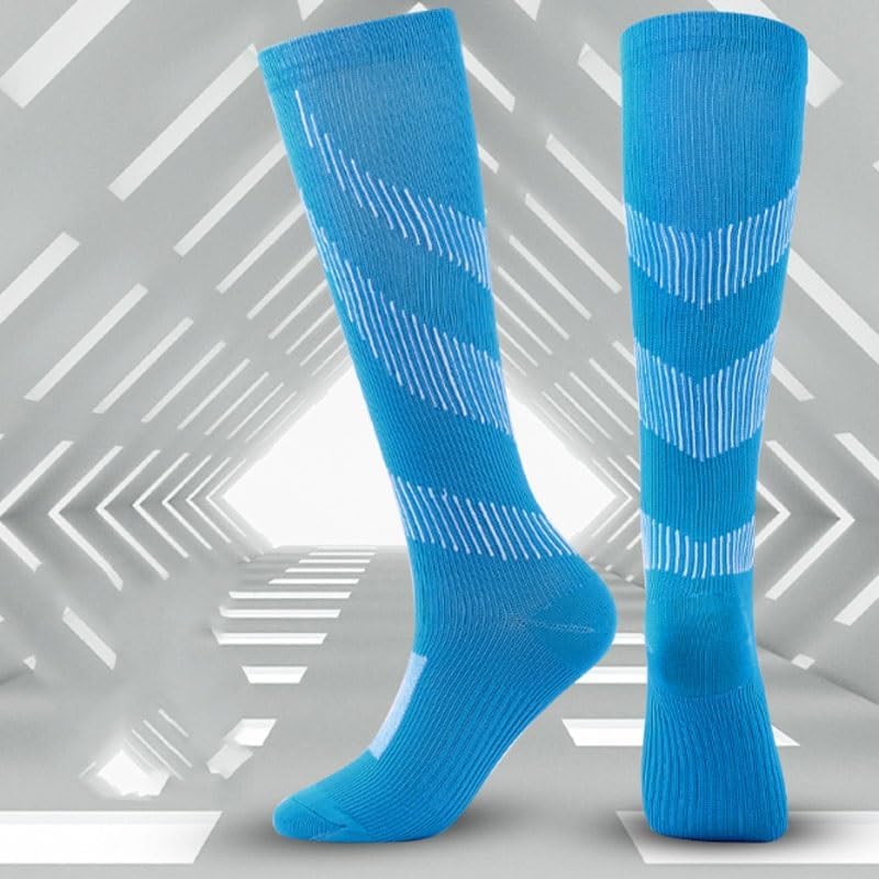 Striped Pressure Socks Casual Nylon for Men Women