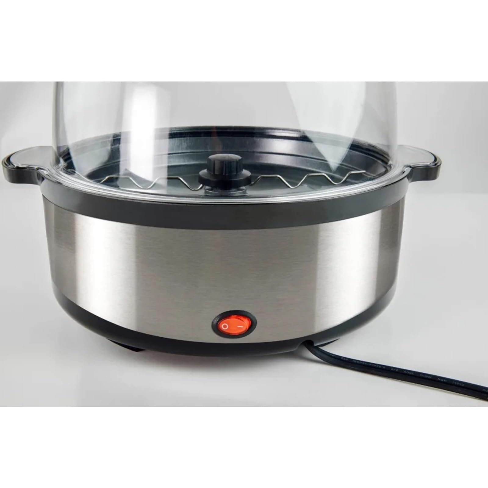 Máquina palomitas familiar Máquina de palomitas maíz acero inoxidable, minimáquina alta eficiencia, electrodomésticos