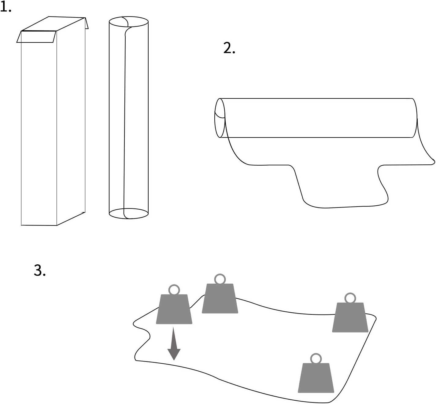 BENOSS Chair Mat for Carpet Heavy Duty 48"x 36" PVC Carpet Protector Home Office Desk Chair Mat Non-Slip for Hard Wood Floors Easy Clean(48"x36" Studded with Lip) : Office Products