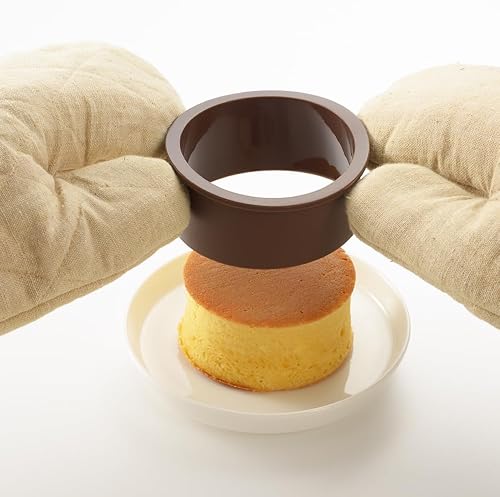 Miniatura 3 de JB HOME COLLECTION Juego de 3 anillos de silicona para tartas, moldes japoneses esponjosos para panqueques, moldes para freír huevos, moldes de