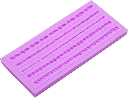 Miniatura 9 de Moldes barrocos de silicona para decoración de pasteles, moldes de silicona para decoración de pasteles, moldes de chocolate para cumpleaños, boda,