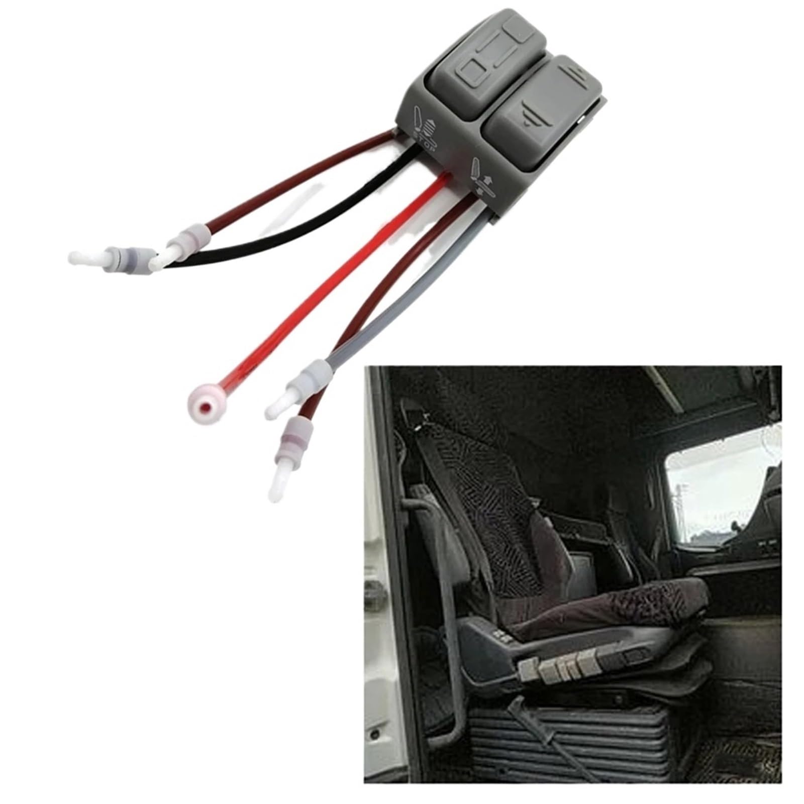 Interruttore di regolazione del sedile Scania serie 4 1440370 per DSC 9.11 9.15 9.13