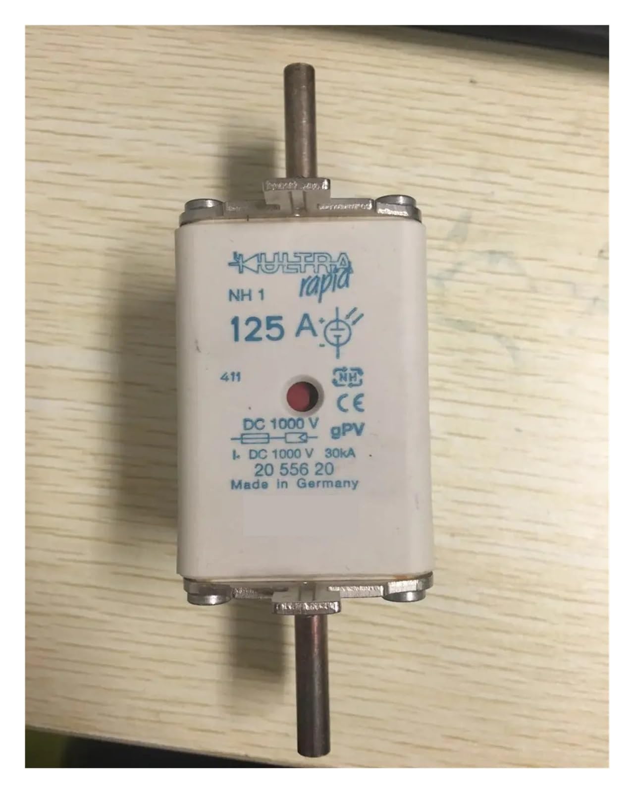 MUYTQAERG Fuses NH1 125A DC1000V 2055620 80A DC750V 2055604 100A