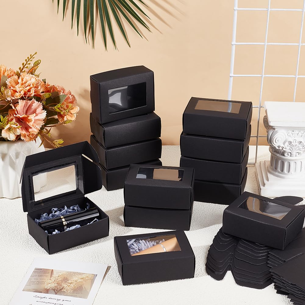 Amazon.com: BENECREAT 30 Packs 3.4x2.4x1.1 Inches Rectangle Black