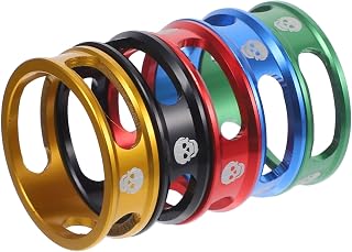 TOYANDONA 1 Juego Lavadoras De Bicicletas Montaña Empaquetadora Ciclismo Accesorios Bike Espaciadores Arandela De Aluminio Piezas De Horquilla Arandela De 28,6 Mm 5 Piezas