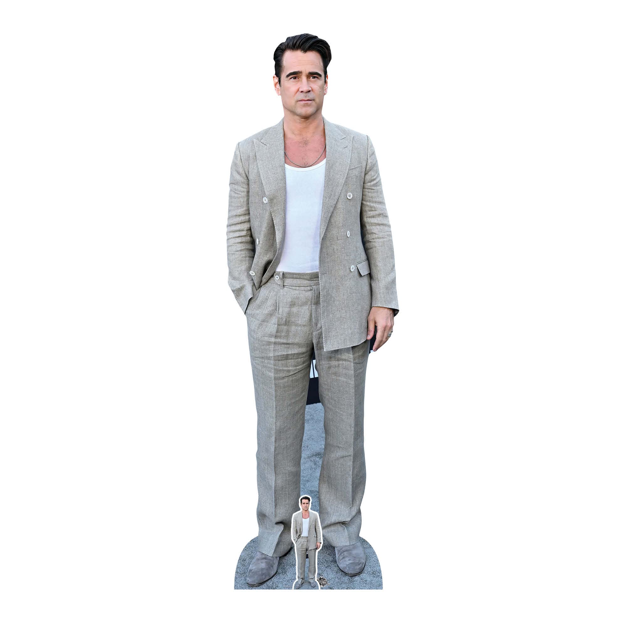 Star Cutouts CS1072 Colin Farrell Lifesize Cardboard Cutout With Mini