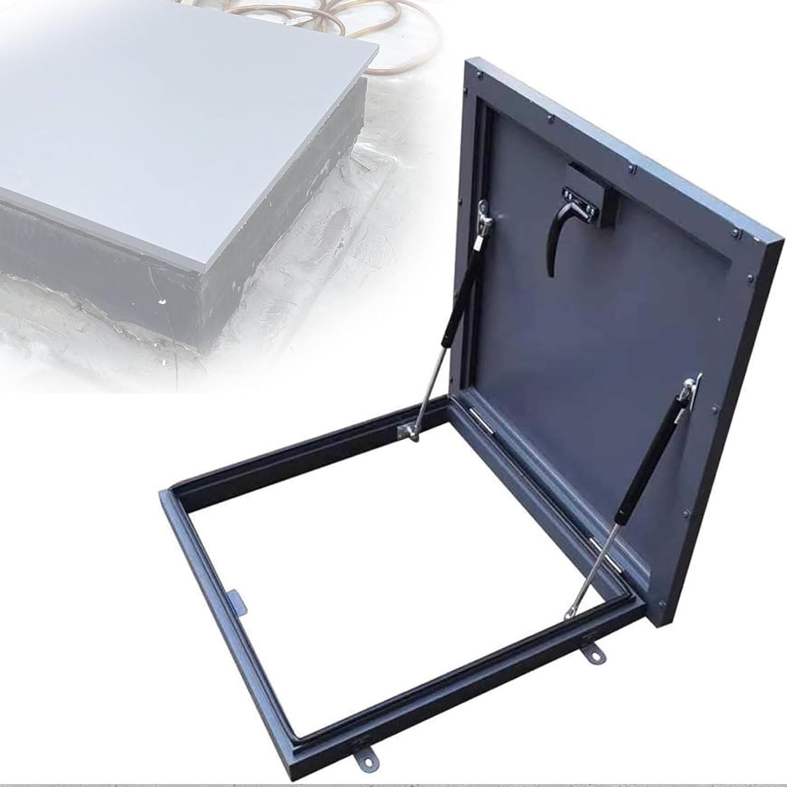 Trappe d'accès de toit imperméable facile à installer pour grenier et sous-sol Résistant aux intempéries Solution d'accès sécurisé pour l'amélioration de la maison