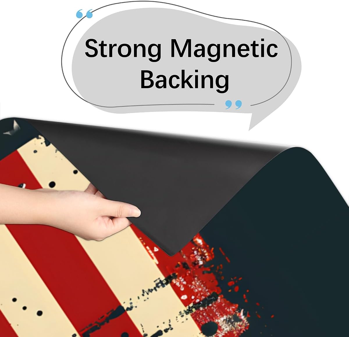 American Flag Music Guitar Dishwasher Magnet Cover for The Front Magnetic Dishwasher Door Covers Dish Washer Sticker Wrap Home Decorative Appliances Panel Decal Kitchen Decor 23" x 26" (Magnetic)