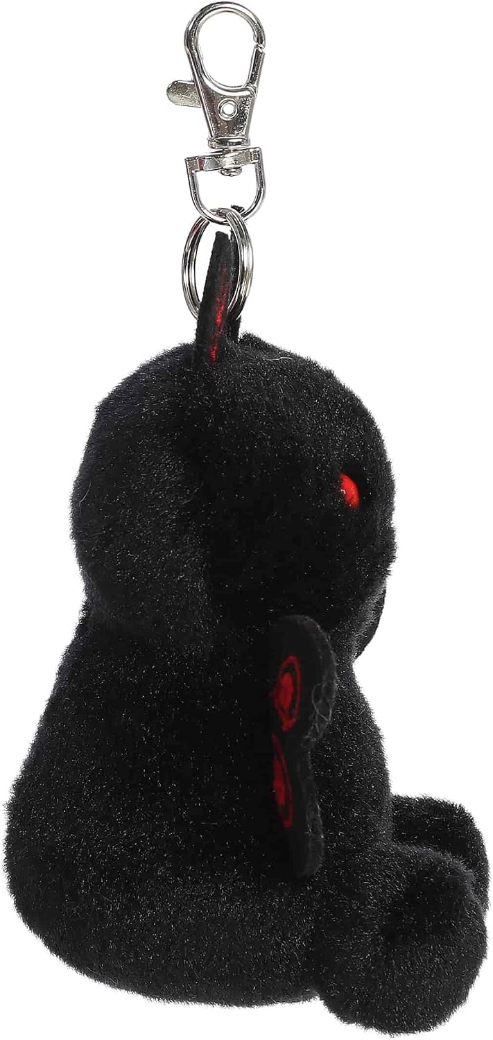Aurora® Adorable Palm Pals™ Mortimer Mothman™ Clip-On - Fun Collectible Plush For Kids and Adult Collectors - Perfect for Decorating Rooms and Birthday Gifts - Black 4 Inches