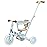 newyoo Lume TR008 Tricycle for Toddlers 1-3, 5-in-1 Push Trike with Parent Handle & Safety Guard, Convertible Balance Bike, Ideal Birthday, Coastal