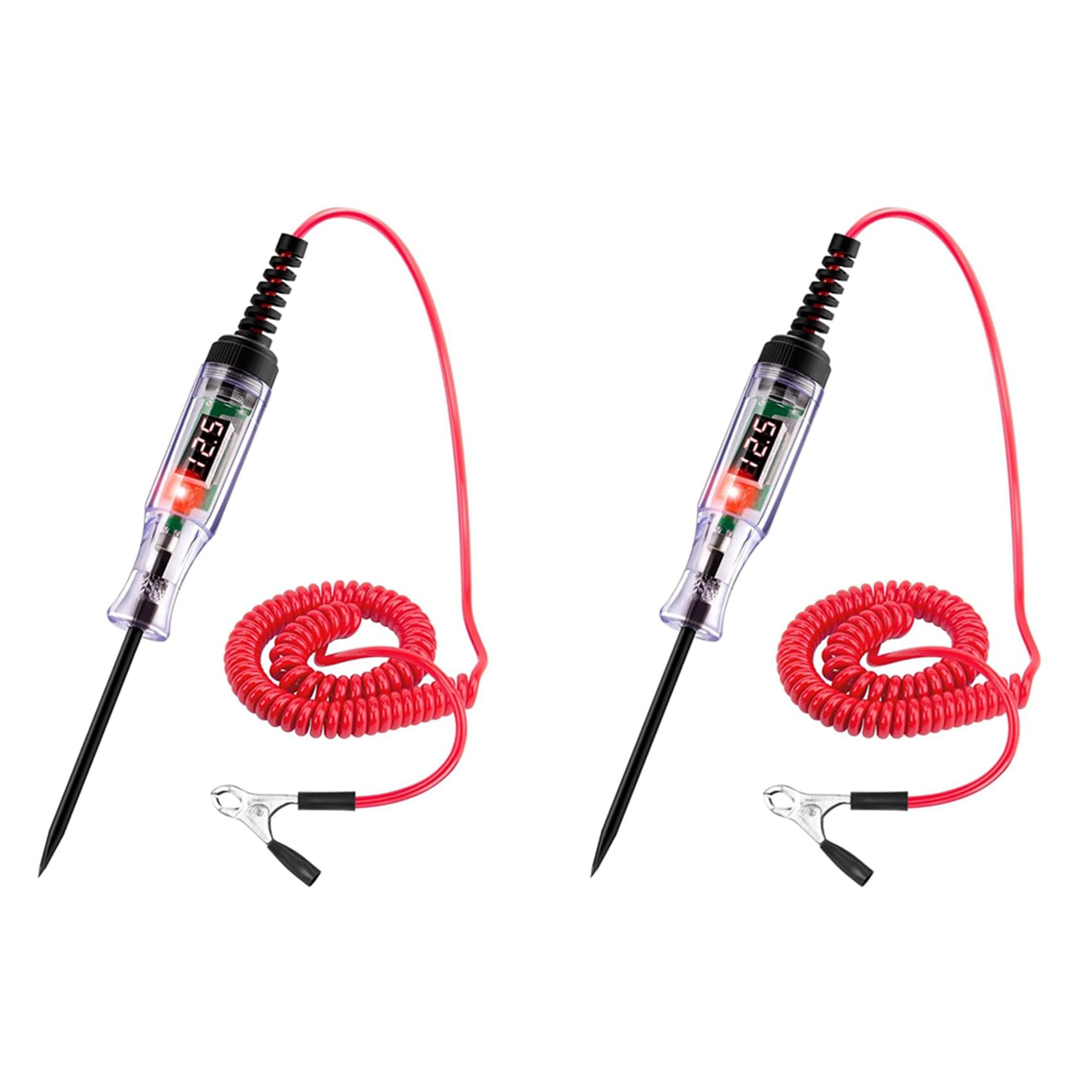 Jnchdghwa Photo Color 2X Test Light Automotive 5-90V Digital Led Circuit Tester With Voltage Display, Auto Bidirectional Voltage Tester