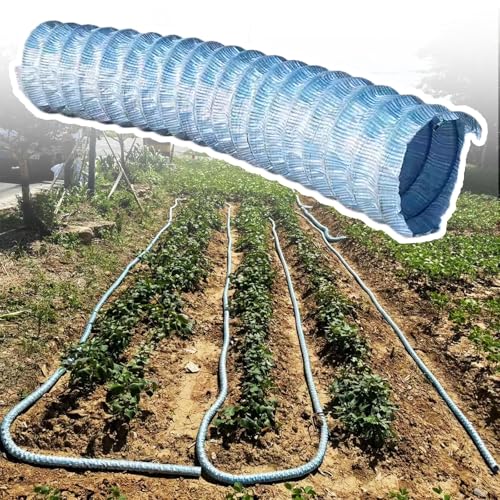 Tuyau de drainage souterrain perforé avec géotextile L 28 m