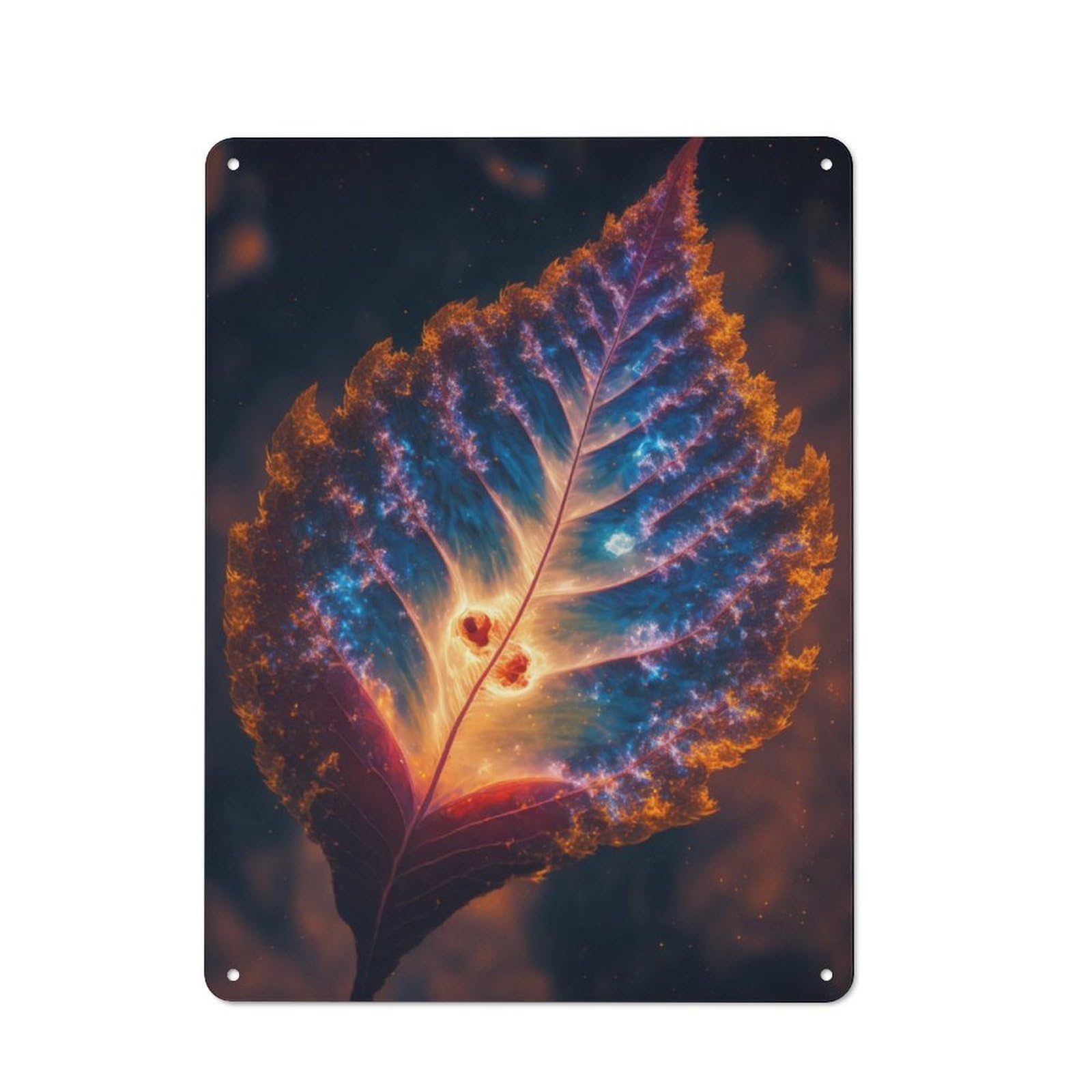 Junmoney Helheims Ethereal Cosmos 40X30cm Retro Metal Sign With For Café Or Restaurant, For Collectors Decorating Cafés And Restaurants