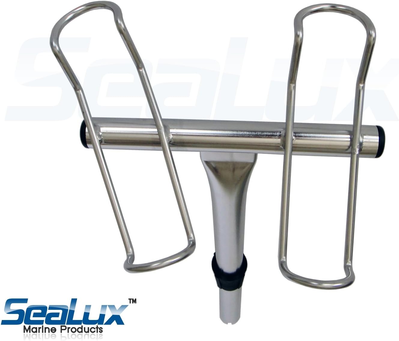 SeaLux Marine 316 Stainless Steel 2-Way Angled Snapper Rod Holder (Starboard)
