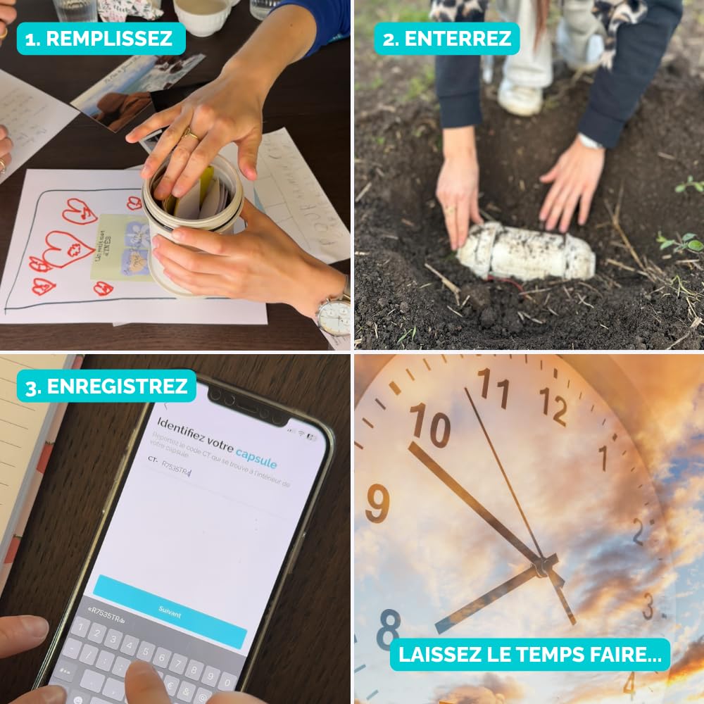 Kit capsule temporelle naissance pour conserver les souvenirs – Cadeau bébé
