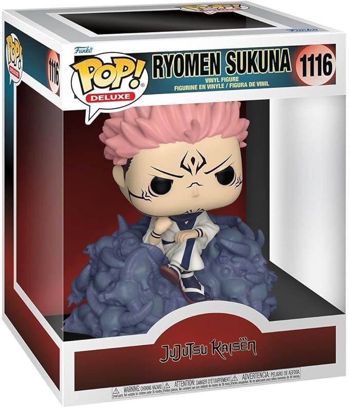 Funko POP! Deluxe: Jujutsu Kaisen - Sukuna - Figuras Miniaturas Coleccionables Para Exhibición - Idea De Regalo - Mercancía Oficial - Juguetes Para Niños Y Adultos - Fans De Anime