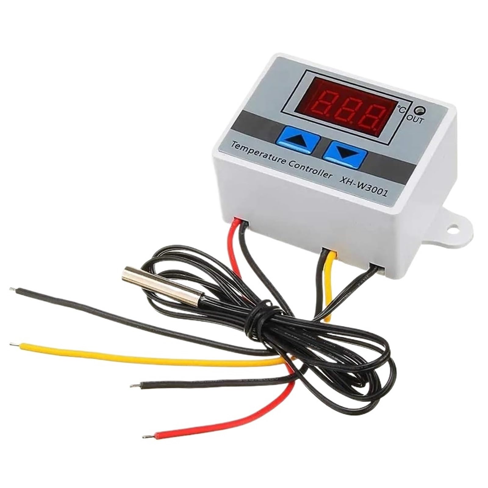 XH-W3001/W3002 Digital LED Control Temperature Microcomputer Thermostat Switch Thermometer Thermoregulator 12V 24V 220V(W3001 AC 220V)