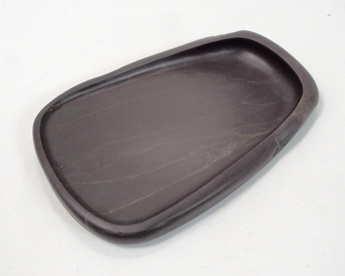 Amazon.co.jp: 硯石 端渓硯 老坑 自然型硯 4.8吋 （120×80×13mm
