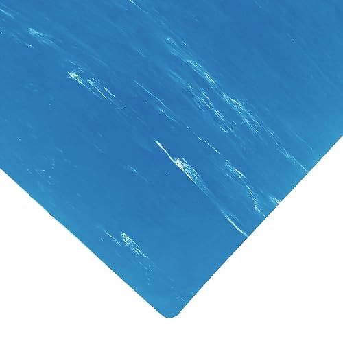 NoTrax Sanitop 470 tapete de drenaje antifatiga, de hule, para áreas húmedas, Azul, 1