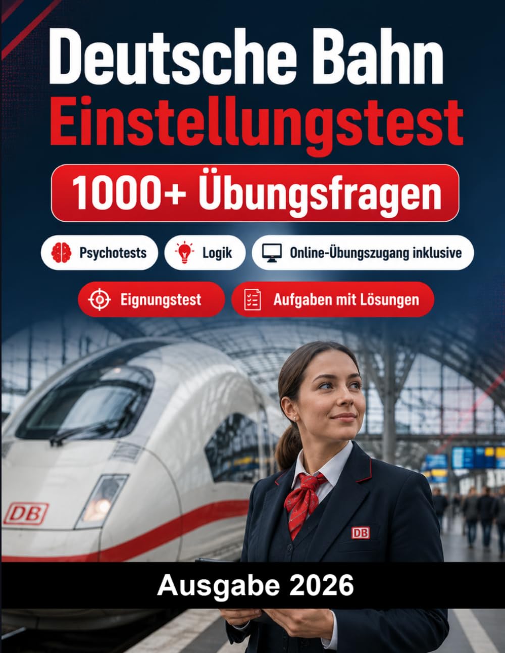 Deutsche Bahn Einstellungstest: Der große Testtrainer für das Deutsche Bahn Auswahlverfahren: Einstellungstest, Eignungstest, Konzentrationstest, Vorstellungsgespräch und Aufgaben mit Lösungen