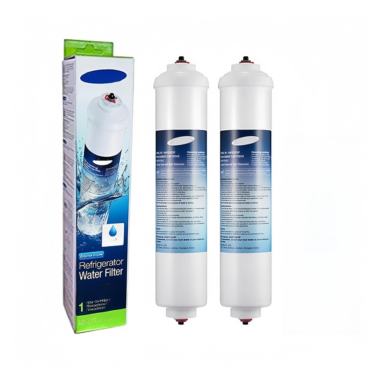 DA29-10105J Filtro De Agua En Línea De Repuesto - Compatible Con GE GXRTPR, GXRTDQ, 4378411RB, Compatible Con Samsung HAFEX/EXP - Piezas De Frigoríficos(2 Pcs)