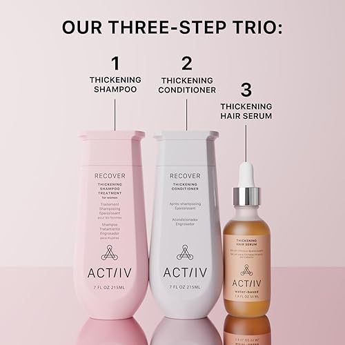 Miniatura 5 de ACTIIV Ultimate Power Trio para mujer  Estimula el cabello de aspecto más completo, fortalece, calma el cuero cabelludo, incluye champú,