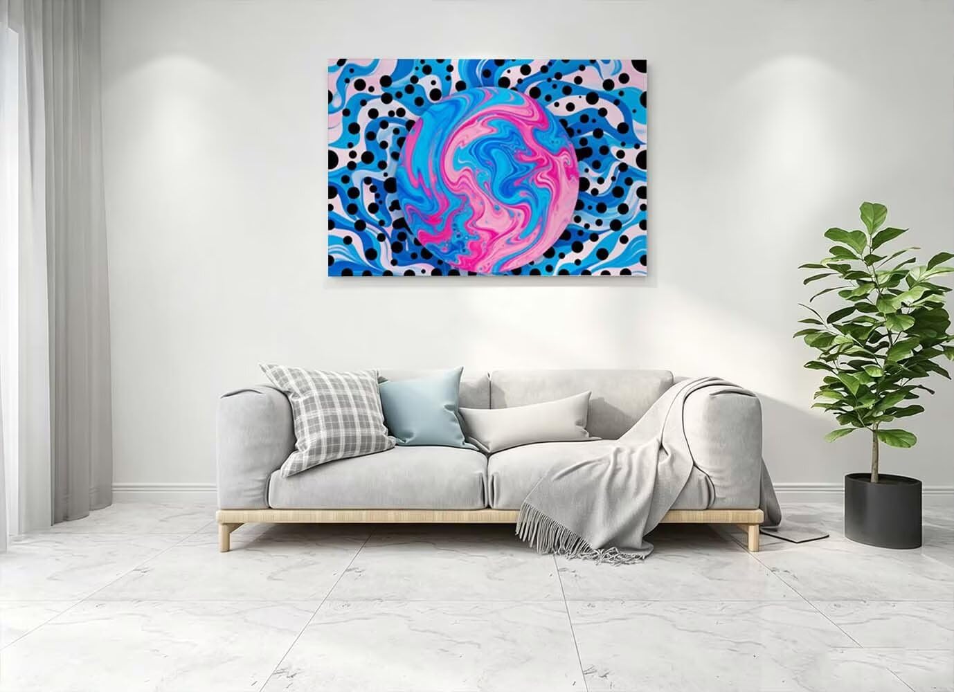 Abstrakcyjny obraz "zrób to sam", obraz diamentowy 2 sztuki, 95 x 70 cm, L