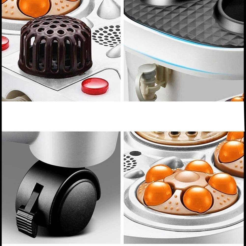 Pediluvio termale Massager, motorizzato Shiatsu Roller Massaggiare Agopuntura Point, con Telecomando, conversione di frequenza, Tempo Regolabile e Temperatura, la Toccare-Chiave
