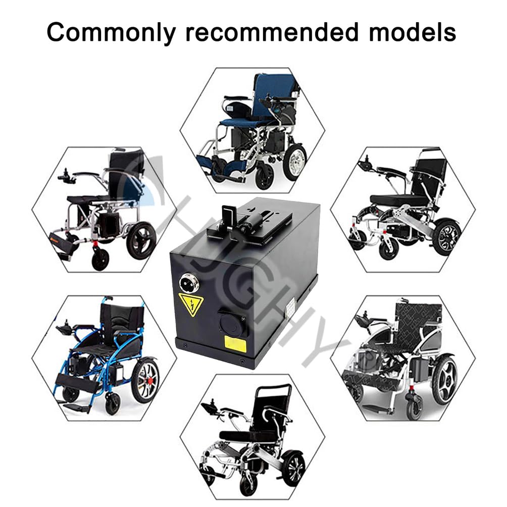 24V 13Ah 6,6Ah 16Ah 24Ah 20Ah Lithium-Batterien, 24V Rollstuhl-Akku mit Ladegerät, 24-Volt-Akku für Elektromobile (150W-720W Motorkits)