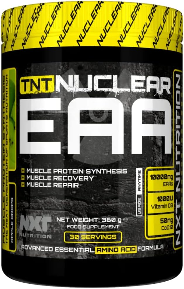 NXT TNT Nuclear EAA's | Performance, Endurance and Energy Support | Amino Acids | (Apple Drops)