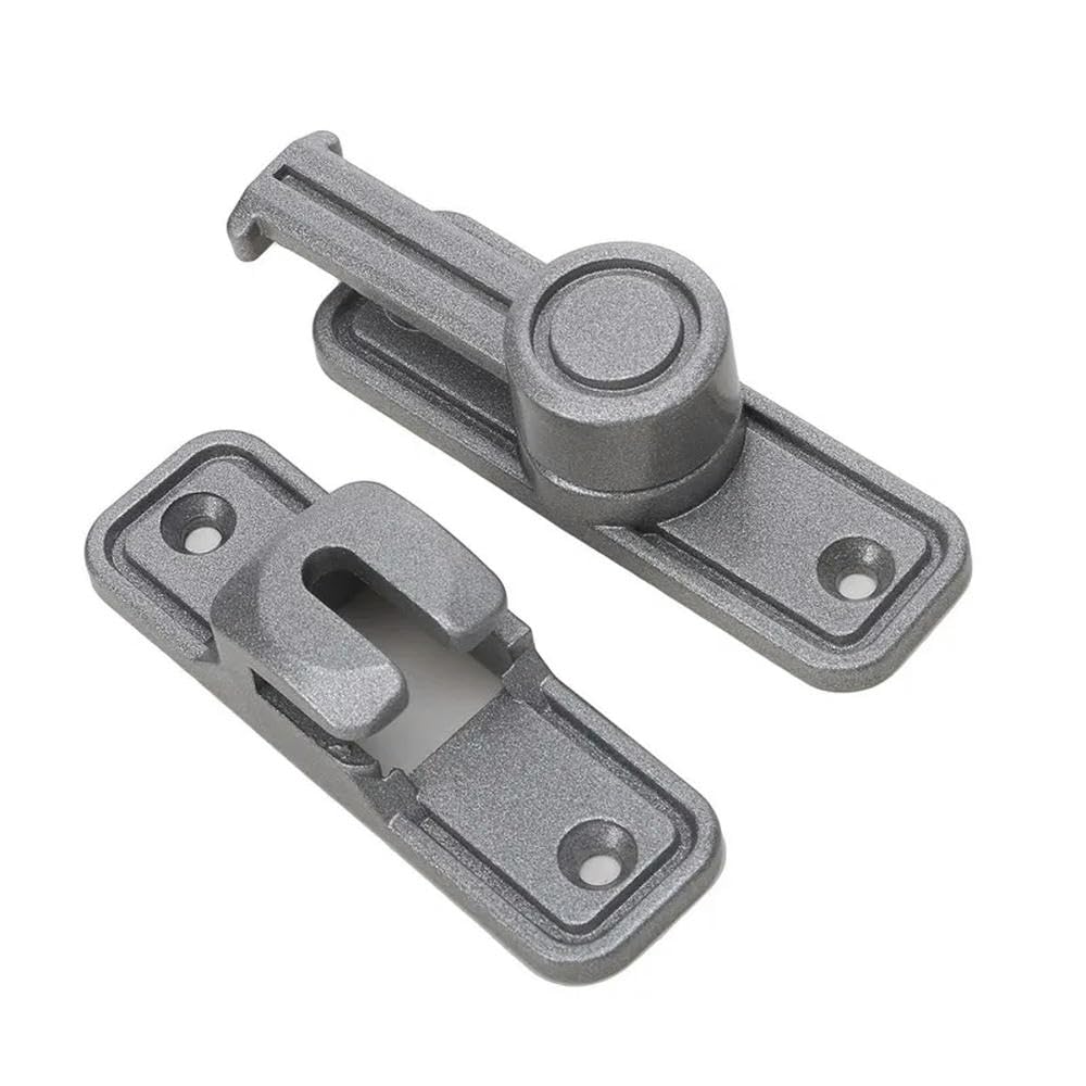 Nbsgtxo Silvery Gate Lock Door Latch Barn Door Lock 90 Degree Flip Gate Latch Sliding Bolt Wine Cabinet Closet Multicolor(Silvery)