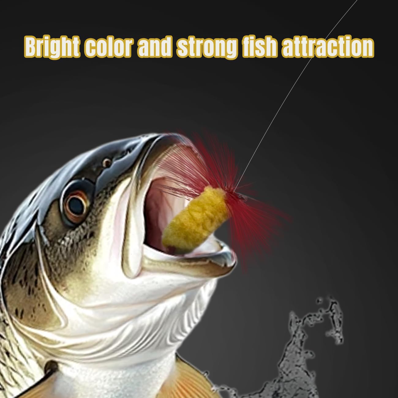 EHERDM 36Pcs Fly Fishing Flies Kit Floating Soft Lures Assortment Nymphs Scud Streamers Wet/Dry Baits for Trout Bass Pike Salmon Bionic Style